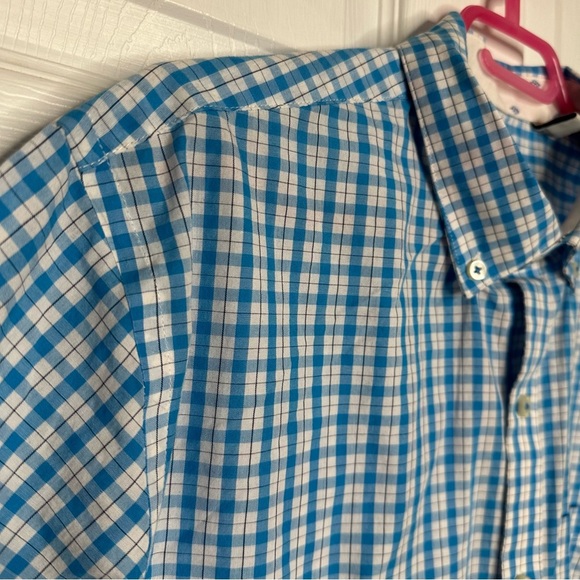 Van Heusen Originals Shirt Button-Down Blue & White Size Large - Picture 6 of 16